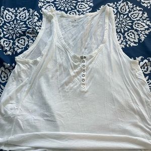 American Eagle Button down tank top